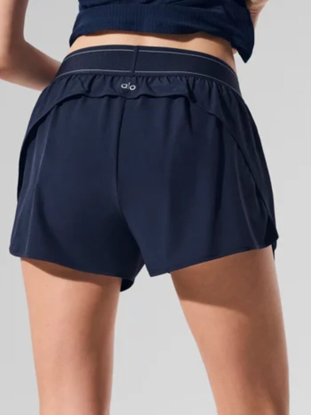 New Navy Blue🧊Alo Yoga Match Point High-Waisted Short🤩Performance | Athleisure - Picture 9 of 9